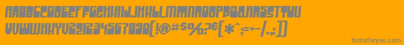 More about SF Groove Machine Font SF Groove Machine Font – Gray Fonts on Orange Background