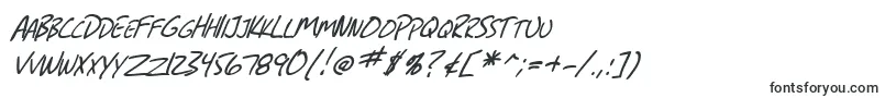 SF Grunge Sans SC Italic-Schriftart – Schriften für Google Chrome