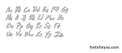 Обзор шрифта SF Grunge Sans Shadow Italic