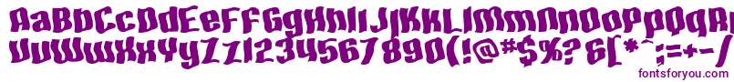More about SF Hallucination Extreme Font SF Hallucination Extreme Font – Purple Fonts on White Background
