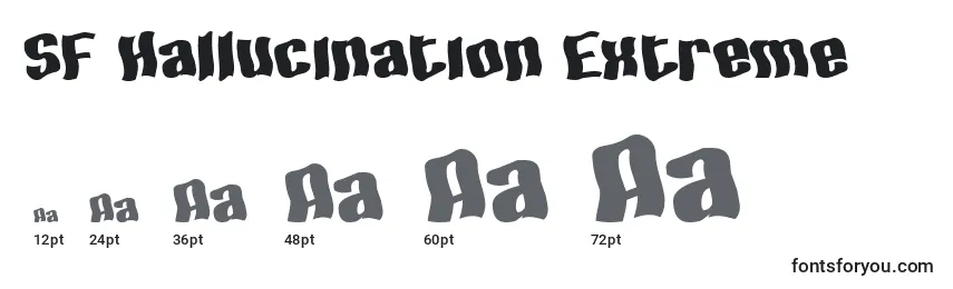 SF Hallucination Extreme Font Sizes