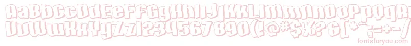 SF Hallucination Shadow Font – Pink Fonts