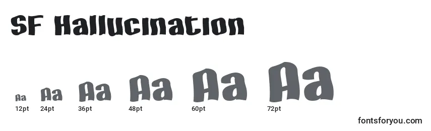 SF Hallucination Font Sizes