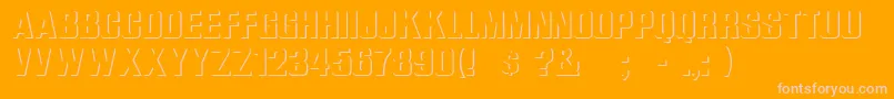 En savoir plus sur la police ReliefGrotesk Police ReliefGrotesk – polices roses sur fond orange
