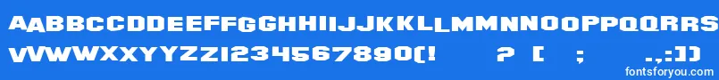 Saiba mais sobre a fonte SF Hollywood Hills Extended Fonte SF Hollywood Hills Extended – fontes brancas em um fundo azul