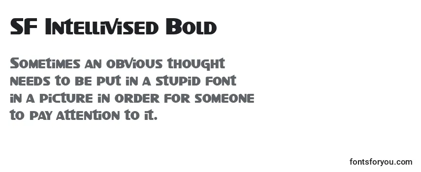 SF Intellivised Bold-fontti