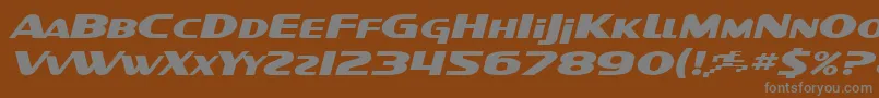 More about SF Intellivised Extended Italic Font SF Intellivised Extended Italic Font – Gray Fonts on Brown Background