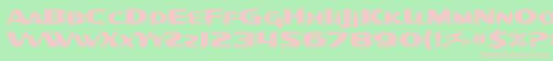 SF Intellivised Extended Font – Pink Fonts on Green Background