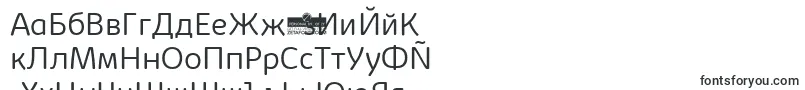 KabrioSoftLightTrial-Schriftart – bulgarische Schriften