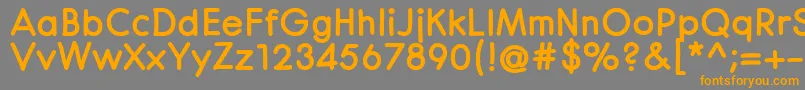 CenturaRoundBlack Font – Orange Fonts on Gray Background