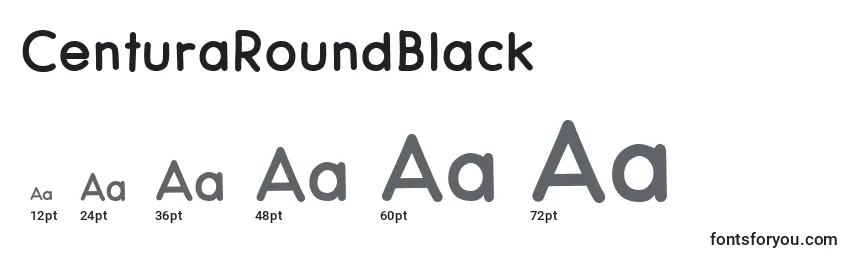 CenturaRoundBlack Font Sizes
