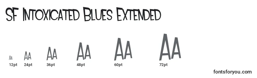 SF Intoxicated Blues Extended Font Sizes