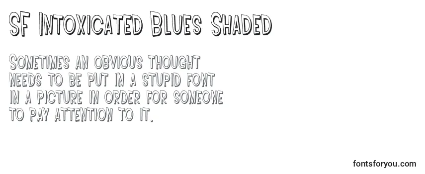 SF Intoxicated Blues Shaded Font