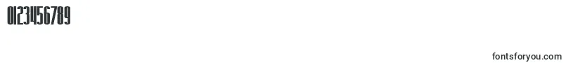 SF Iron Gothic Bold-Schriftart – Schriften für Zahlen und Nummern