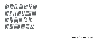 Обзор шрифта SF Iron Gothic Oblique