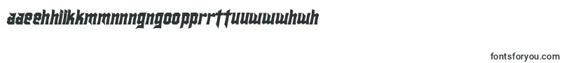 SF Ironsides Bold Italic-Schriftart – maorische Schriften