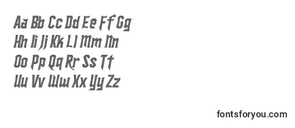 Review of the SF Ironsides Italic Font