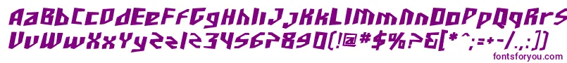 SF Junk Culture Bold Oblique Font – Purple Fonts