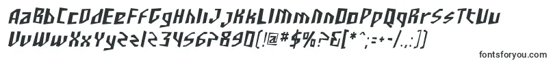 Шрифт SF Junk Culture Condensed Oblique – наклонные шрифты