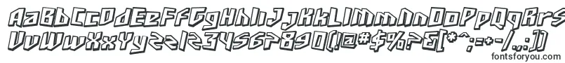 SF Junk Culture Shaded Oblique-Schriftart – Schriften für Adobe Reader