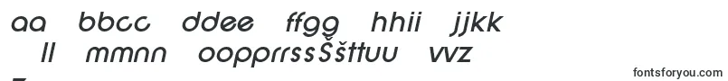 フォントSF New Republic Bold Italic – ラトビアのフォント
