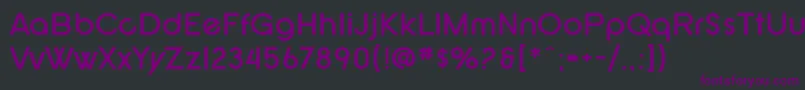 SF New Republic Bold Font – Purple Fonts on Black Background