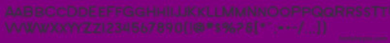 Weitere Informationen zur SF New Republic SC Bold-Schriftart SF New Republic SC Bold-Schriftart – Schwarze Schriften auf violettem Hintergrund