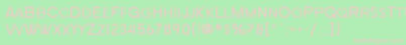 SF New Republic SC Font – Pink Fonts on Green Background