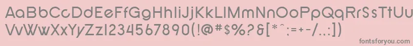 SF New Republic Font – Gray Fonts on Pink Background
