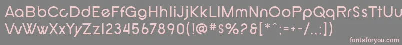 SF New Republic Font – Pink Fonts on Gray Background