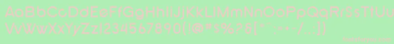 SF New Republic Font – Pink Fonts on Green Background