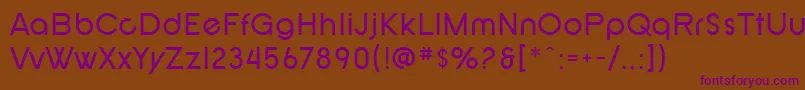 SF New Republic Font – Purple Fonts on Brown Background