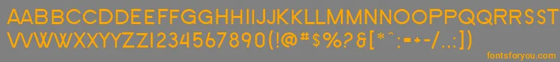 More about SF Old Republic SC Font SF Old Republic SC Font – Orange Fonts on Gray Background