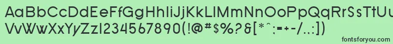 SF Old Republic Font – Black Fonts on Green Background