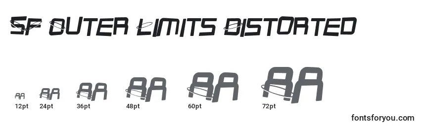 SF Outer Limits Distorted Font Sizes