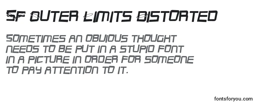 SF Outer Limits Distorted Font