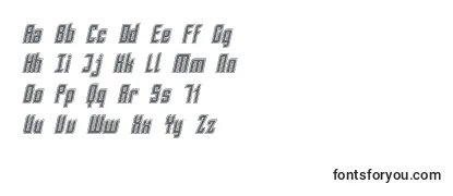 Шрифт SF Piezolectric Inline Oblique