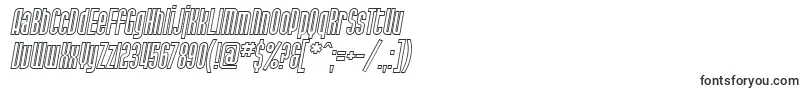 フォントSF Port McKenzie Outline Italic – Adobe Acrobat用のフォント