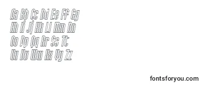 Шрифт SF Port McKenzie Outline Italic