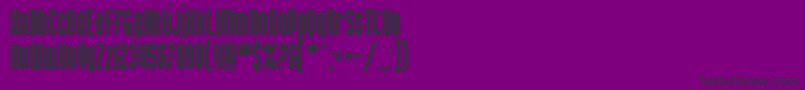 SF Port McKenzie-fontti – mustat fontit violetilla taustalla