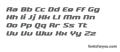 Review of the SF Quartzite Bold Oblique Font