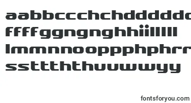 SF Quartzite Bold font – welsh Fonts
