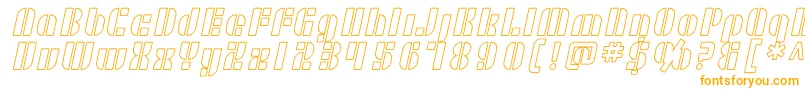 Police SF RetroSplice Outline – polices orange