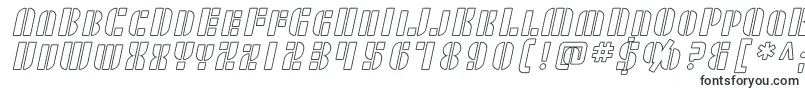 Шрифт SF RetroSplice SC Outline – высокотехнологичные шрифты
