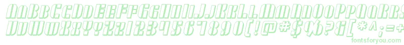 SF RetroSplice SC Shaded Font – Green Fonts