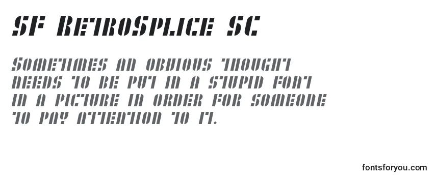 Revisão da fonte SF RetroSplice SC
