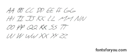 Шрифт SF Scribbled Sans SC Italic