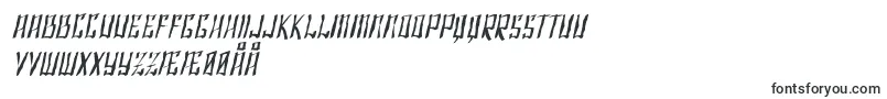 SF Shai Fontai Distressed Oblique-Schriftart – norwegische Schriften