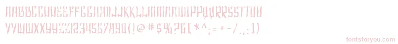 SF Shai Fontai Distressed-Schriftart – Rosa Schriften auf weißem Hintergrund