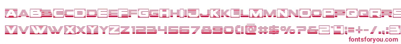 Voxboxgrad Font – Red Fonts on White Background